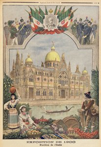 巴黎1900年世界博览会的意大利馆，1900年4月29日“Le Petit Journal”的插图 作者 法语学校